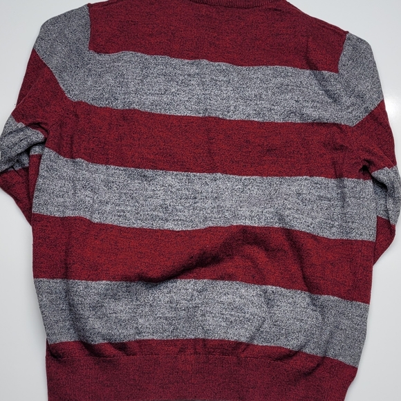 Nautica crewneck thick striped sweater men's large - Picture 2 of 5